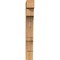 Ekena Millwork Balboa Block Smooth Bracket, Western Red Cedar, 3 1/2"W x 16"D x 28"H BKT04X16X28BOA05SWR - alternate 3